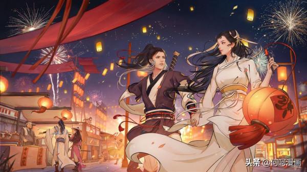 造型漂亮色彩唯美的一組國風（古典）人物插畫作品！讓人賞心悅目