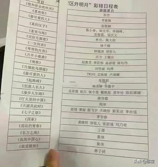 中秋晚會節目單流出,TFBOYS分別表演,王俊凱因特殊原因未官宣 中秋晚會節目單流出,TFBOYS分別表演,王俊凱因特殊原因未官宣