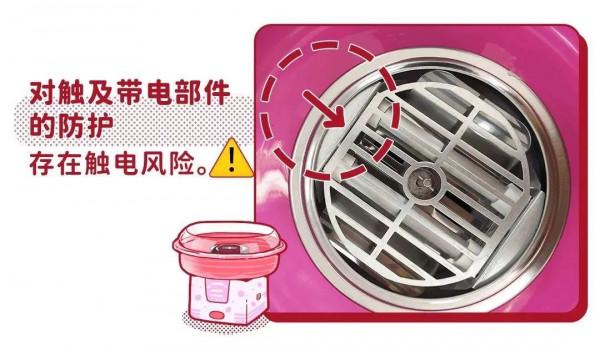 網紅≠安全!市場監管部門釋出迷你棉花糖機風險警示 網紅≠安全!市場監管部門釋出迷你棉花糖機風險警示