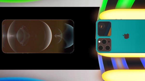 iPhone14ProMax渲染圖：屏下FaceID+2寸背屏，後置5000萬三鏡頭