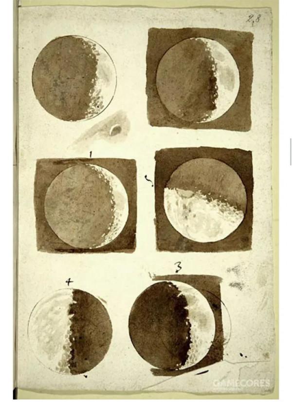 沒有相機的時候，天文學家畫的月亮比你想象的還奇怪
