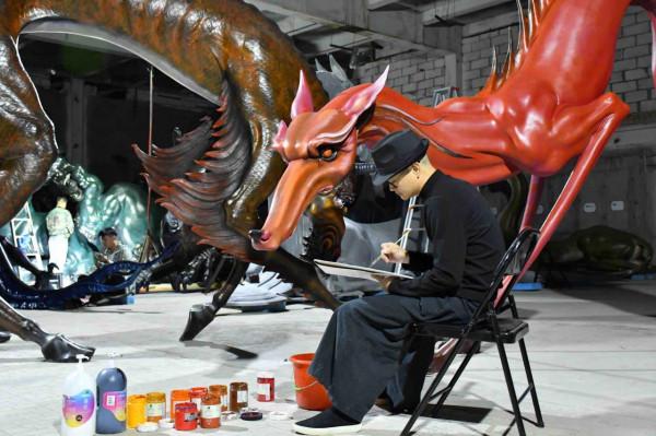 耗時9年打造60餘尊巨型雕塑,當代藝術家在抖音還原《山海經》 耗時9年打造60餘尊巨型雕塑,當代藝術家在抖音還原《山海經》