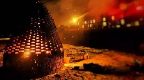 江西興國今晚燒塔現場 江西興國今晚燒塔現場