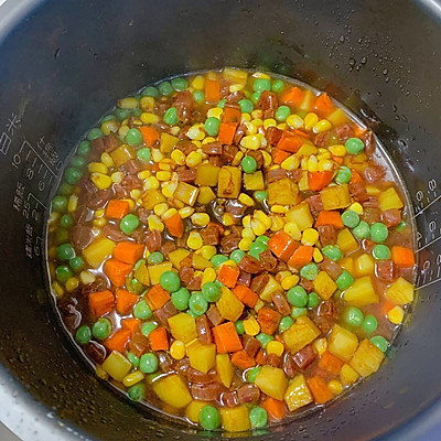 有肉有菜有飯 快手主食 電飯鍋版 臘腸燜飯