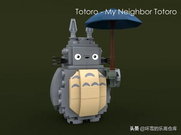 用樂高還原吉卜力經典作品,神仙場景一次收齊 用樂高還原吉卜力經典作品,神仙場景一次收齊
