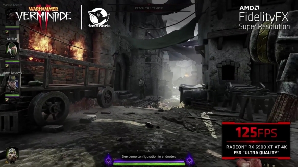 AMD展示FSR技術：《戰神》4K可57幀很流暢執行