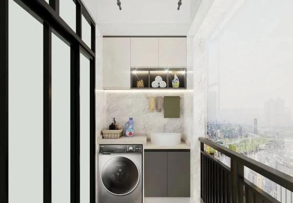 119㎡輕奢三房，衛生間擠出三分離，陽臺最讓人羨慕