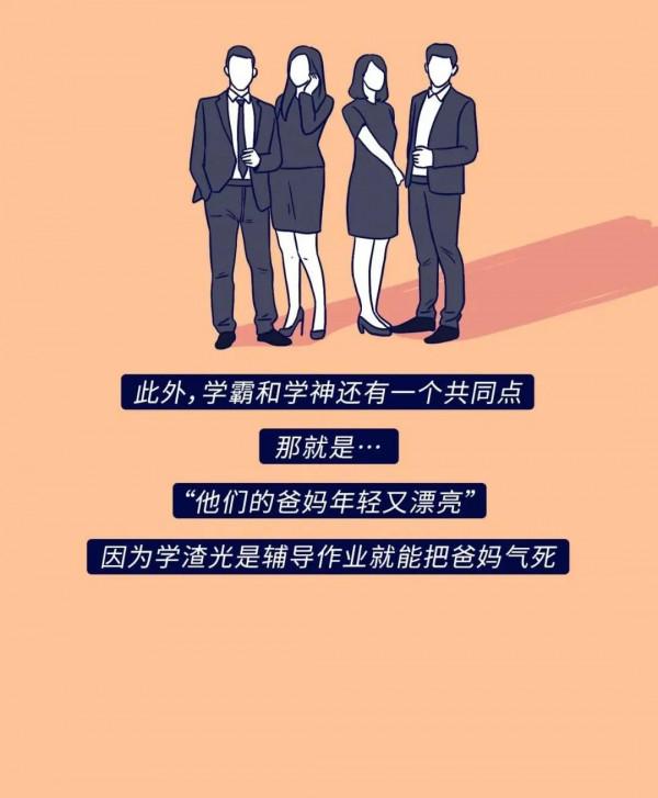 學霸與學神的區別！（漫畫）