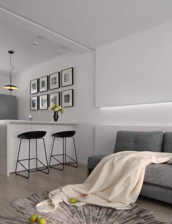 76㎡全屋配置小傢俱，裝完後空間感翻倍，小家也可以很大氣