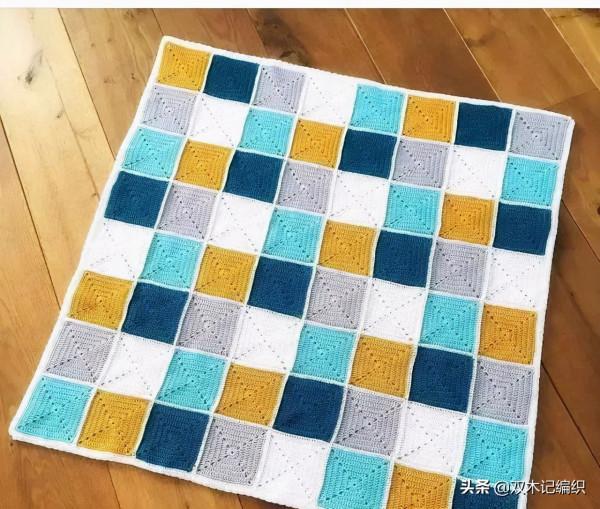推薦一些彩色手工毯子的作品，希望這些五顏六色給你帶來好心情