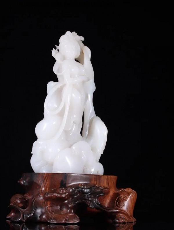 「館藏級」 羊脂白玉 和田玉籽料