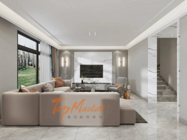 「魯班裝飾」雲麓九里310㎡現代輕奢風格,空間之境 「魯班裝飾」雲麓九里310㎡現代輕奢風格,空間之境