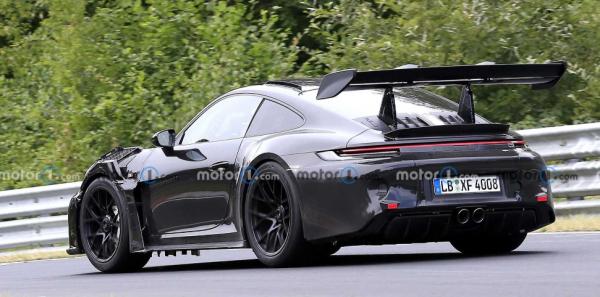 保時捷GT3 RS諜照再次曝光,預計明年上市 保時捷GT3 RS諜照再次曝光,預計明年上市