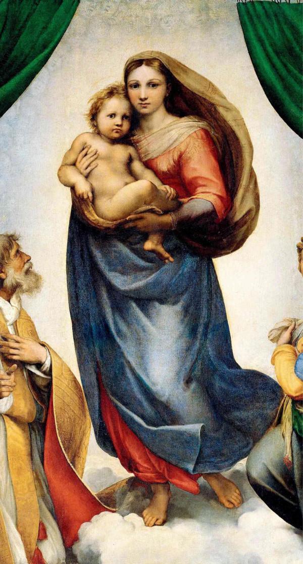 文藝復興大師經典作品《西斯廷聖母》 文藝復興大師經典作品《西斯廷聖母》