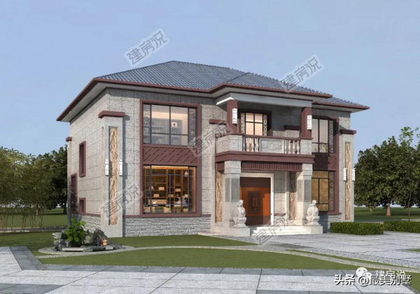 回家過年最好的禮物，就是這棟新中式別墅，建了全家都開心