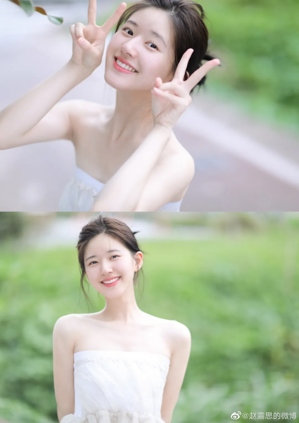 158cm的趙露思，照她這麼穿，沒人能甜過你