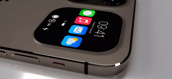 iPhone 14 最新渲染圖，內嵌顯示屏，四攝，摺疊屏