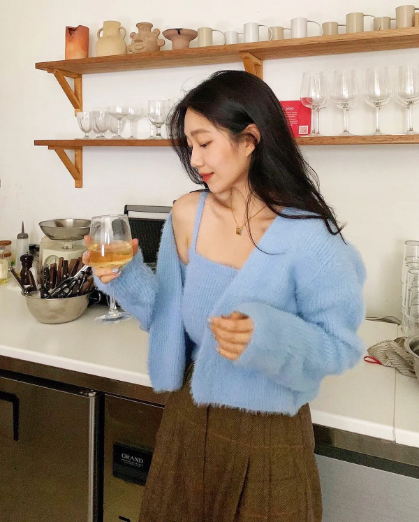 針織衫 +5件下裝，上班上學照著穿好看又時髦