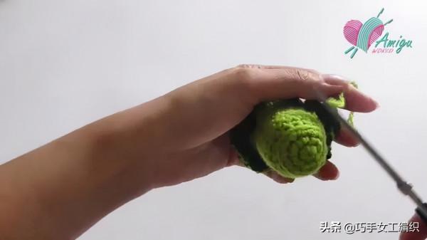 用零線就把蔬菜水果鉤得如此逼真，比新鮮的還要美