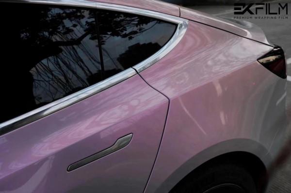 ​EK改色膜：特斯拉Model 3改色夢幻火山灰