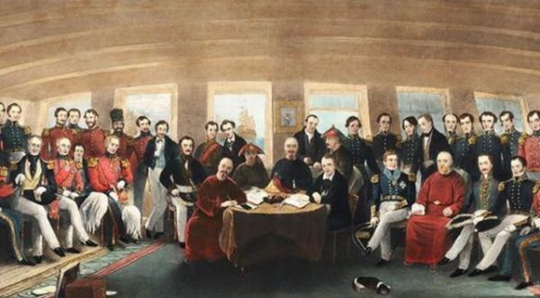 《南京條約》為何在英國的軍艦上籤訂，現場為什麼會有一隻狗？