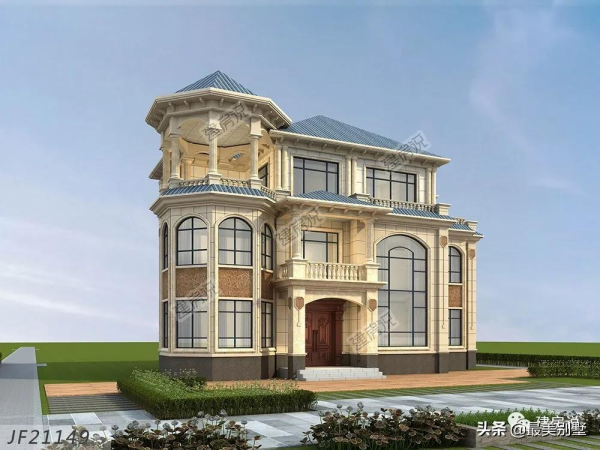 歐式大別墅，富貴大氣，一看就是有錢有品的人