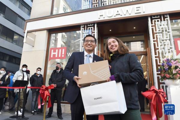 華為維也納旗艦店正式開業