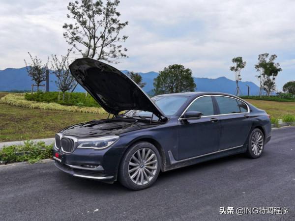 17款寶馬740Li刷ecu升級ING特調，一階70匹到手、加速更有力