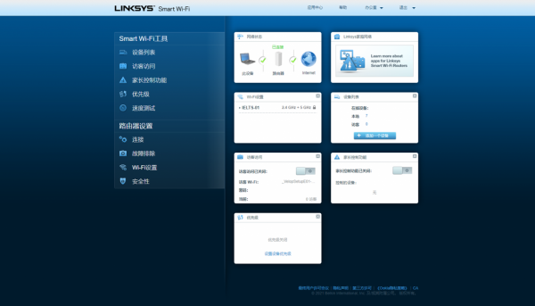 別墅三隻裝路由器能否拿到小公司用？領勢LINKSYS MX5503千兆路由