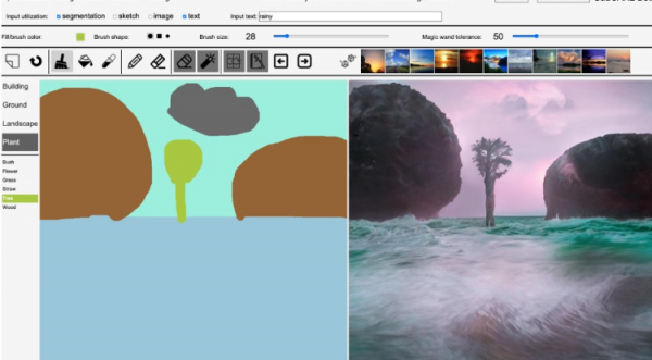 在花了兩小時體驗英偉達升級版“神奇畫布”後,整個人都凌亂了 在花了兩小時體驗英偉達升級版“神奇畫布”後,整個人都凌亂了