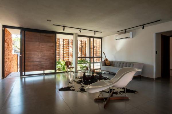 巴拉圭的陶瓷屏風別墅