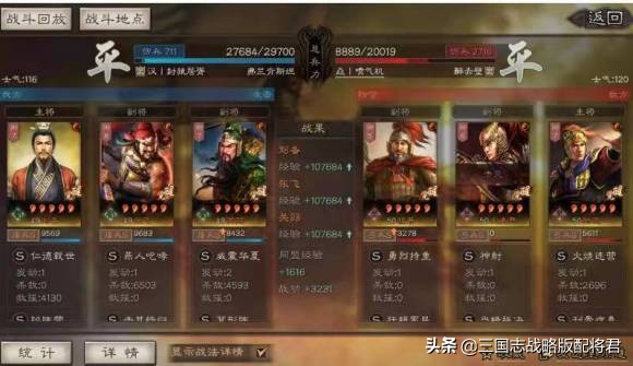 三國志戰略版熊烈T0桃園盾，低損吊打滿紅，張飛第二回合1.2W輸出