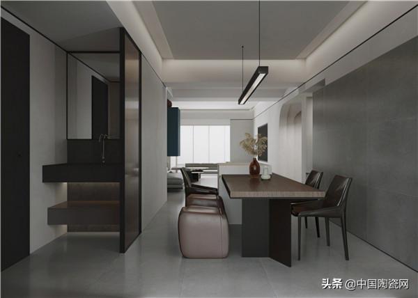 168m²箭牌複合輕紋磚侘寂風戶型，質樸簡約，任誰看了不心動？