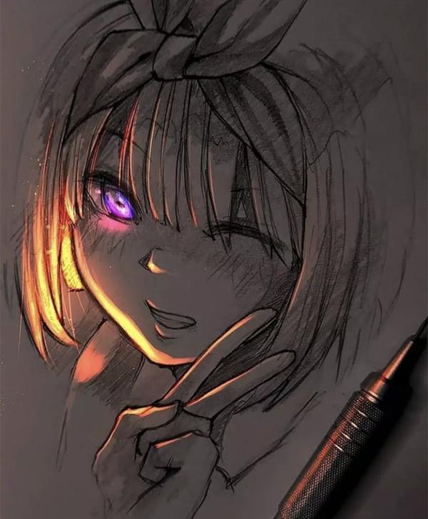 用熒光筆繪製出光照的效果,原來會畫畫是一件如此快樂的事情 用熒光筆繪製出光照的效果,原來會畫畫是一件如此快樂的事情