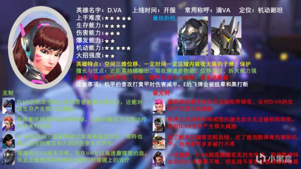 《守望先鋒》英雄的特性與剋制關係和適配關係（重灌）