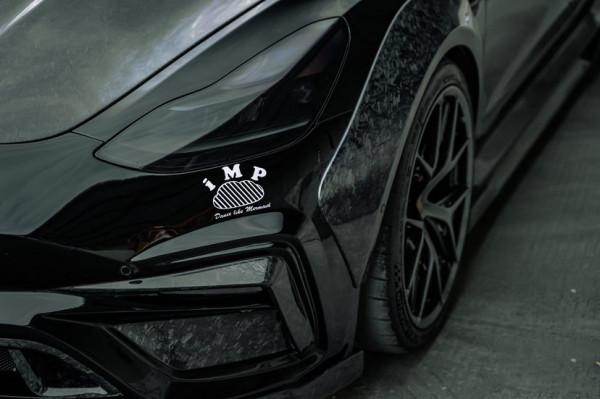 Model 3p頂級改裝案例丨碳纖維的視覺衝擊