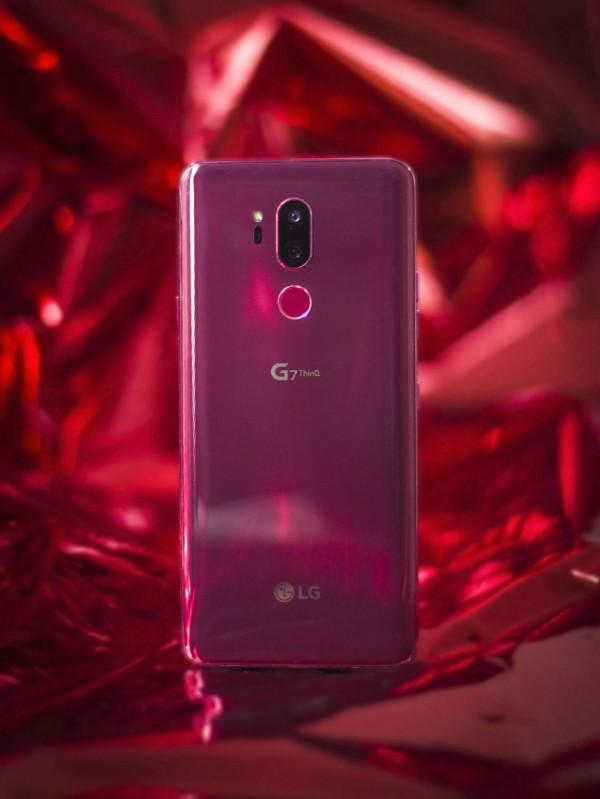LG G7 樹莓玫瑰紅