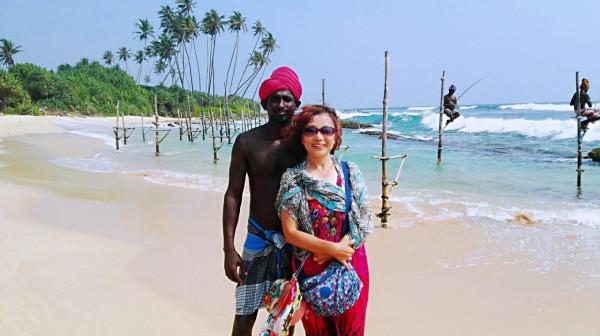 斯里蘭卡之旅（22）在科格勒(Koggala )體驗高蹺釣魚