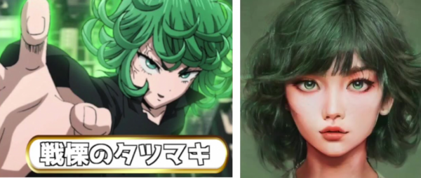 《一拳超人》AI真人化，龍捲與吹雪顏值超高，犬俠是認真的嗎？