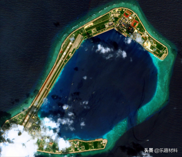 南沙渚碧島最新衛星圖,空地幾乎100%被綠色植物覆蓋 南沙渚碧島最新衛星圖,空地幾乎100%被綠色植物覆蓋
