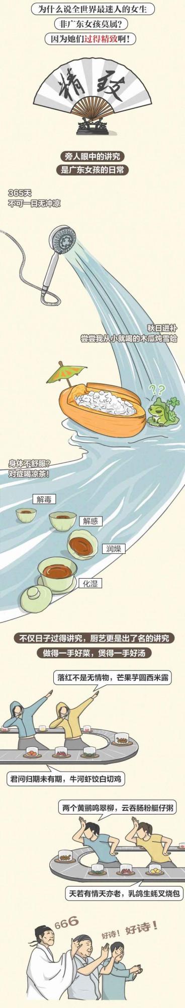 為什麼男人爭著娶廣東女孩？這些理由就夠了（漫畫）