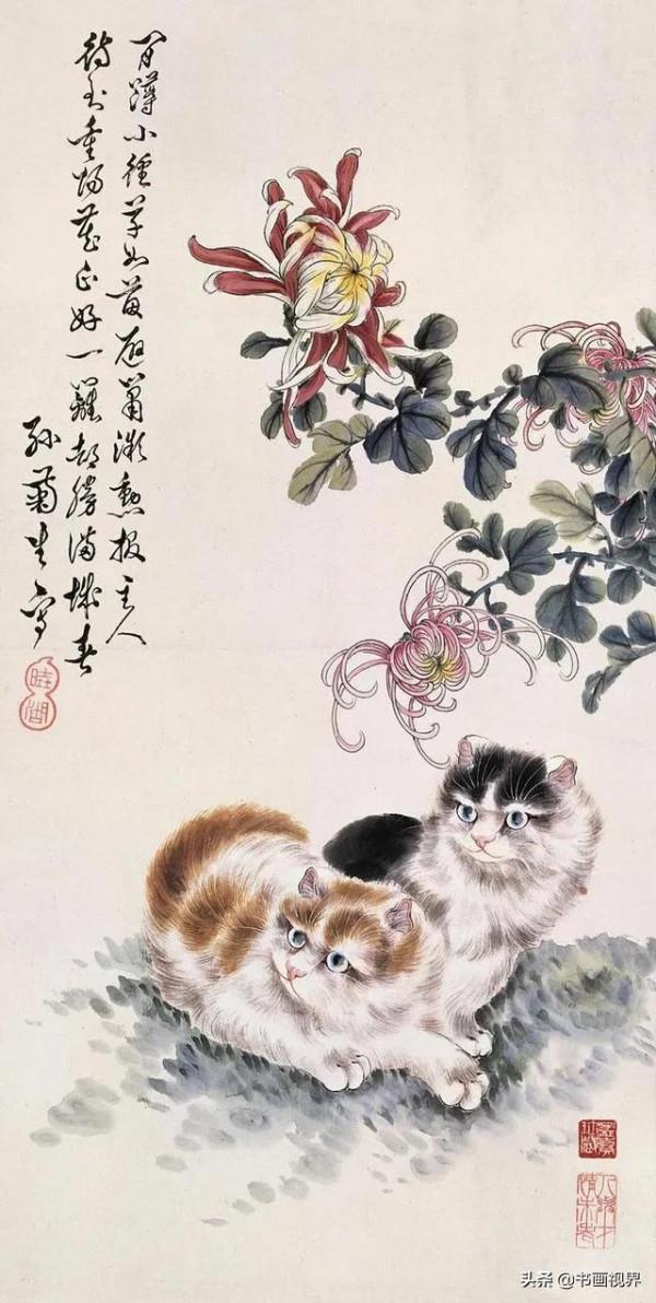 孫菊生筆下的貓有多精彩？看看這46幅國畫吧