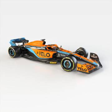 F1邁凱倫車隊釋出2022賽季新車