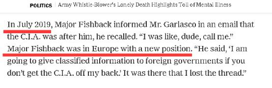 黑幕重重:曝光美軍醜聞的“吹哨人”,如今卻死於“精神病” 黑幕重重:曝光美軍醜聞的“吹哨人”,如今卻死於“精神病”