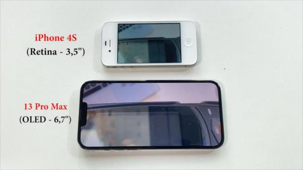 iPhone4S和iPhone13ProMax上手對比，喬布斯和庫克誰更值得致敬