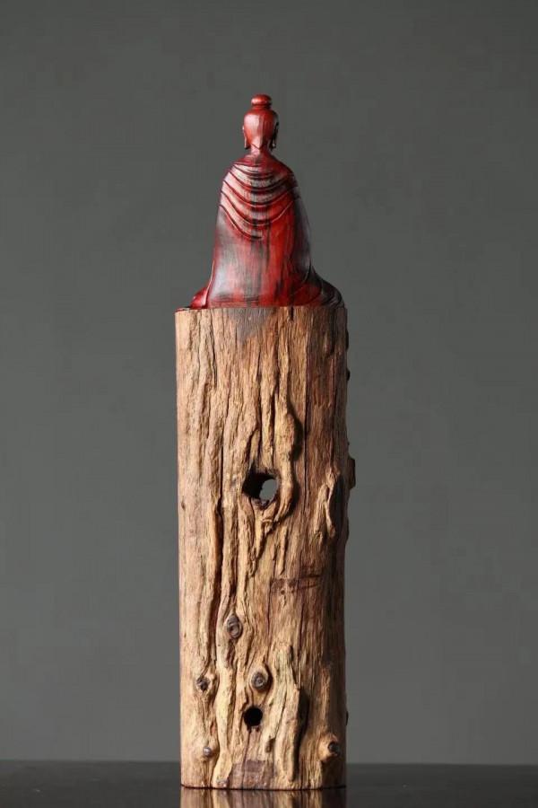 清供：小葉紫檀 | 北魏佛