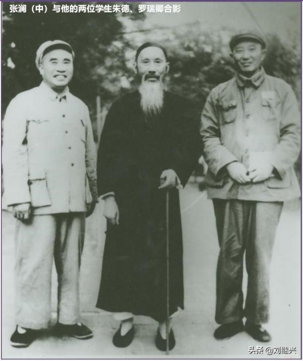 第二次見面，他就斷言“得天下者毛潤之”，朱德羅瑞卿都是其學生