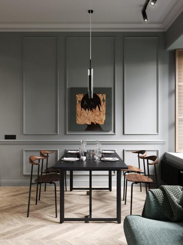 客廳三大扇窗，採光和通風無敵了！深藍色臥室大飄窗，咋看都不膩