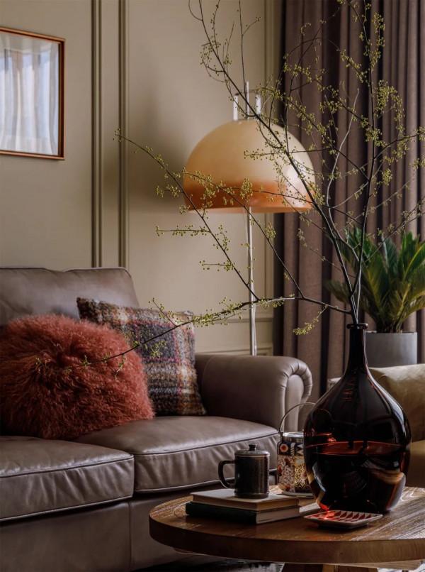 110㎡復古混搭三居，每個視角都美如畫，在家分分鐘被治癒