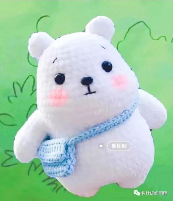 鉤針幾款小熊